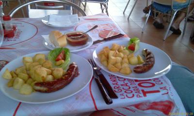 Currywurst in der Barbiguera